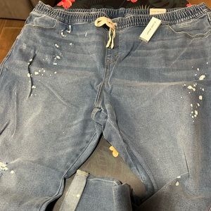 Lane Bryant sz 24 Signature Fit Boyfriend Mid-Rise NEW!